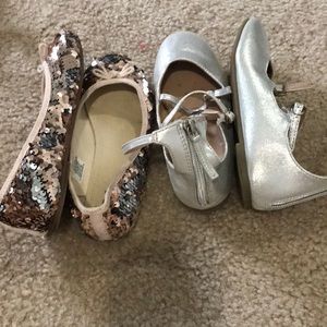 Gap Party girls flats(size 1)